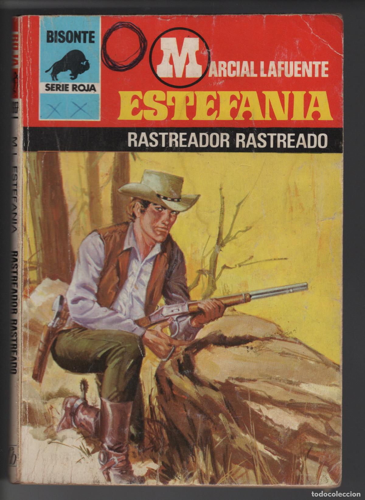 Libros de segunda mano: BISONTE ROJA 1667- RASTREADOR RASTREADO - M.L. ESTEFANIA - BOLSILIBRO - ED. BRUGUERA