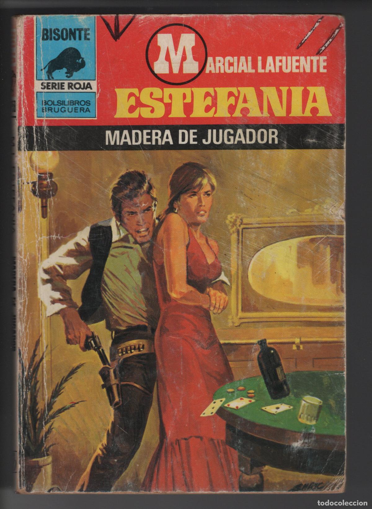 Libros de segunda mano: BISONTE ROJA 1758- MADERA DE JUGADOR - M.L. ESTEFANIA - BOLSILIBRO - ED. BRUGUERA