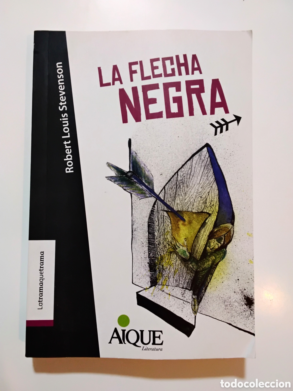 Libros de segunda mano: Robert Louis Stevenson &mdash; La flecha negra (edici&oacute;n juvenil con actividades). Buenos Aires, 2011