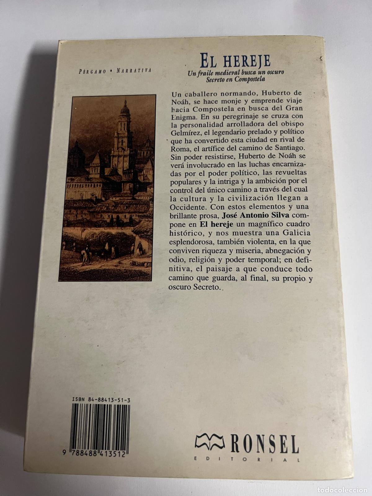 Libros de segunda mano: El hereje - Jose antonio silva - Foto 2
