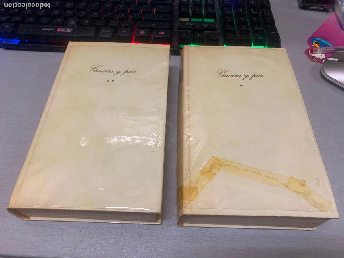 Libros de segunda mano: GUERRA Y PAZ / LE&Oacute;N TOLSTOI / EN 2 TOMOS / C&Iacute;RCULO DE LECTORES