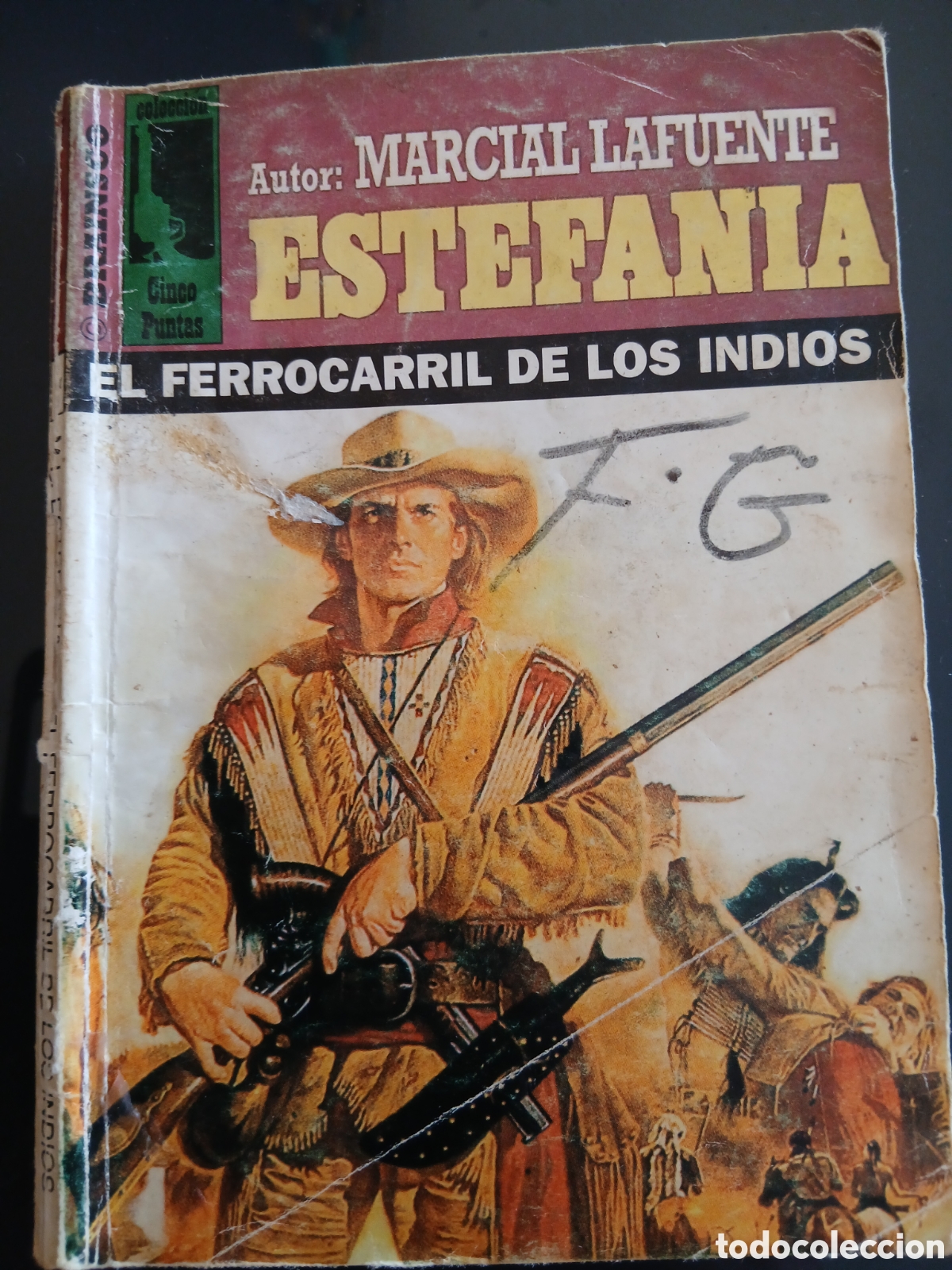 Libros de segunda mano: Novela Oeste: El ferrocarril de los indios (ML Estefania)