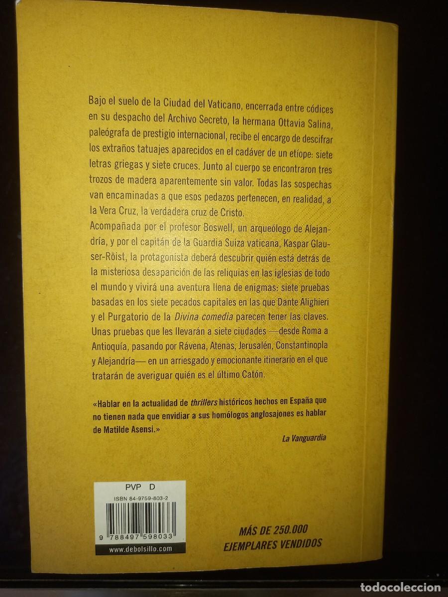 Libros de segunda mano: El &uacute;ltimo cat&oacute;n de Matilde Asensi - Foto 2
