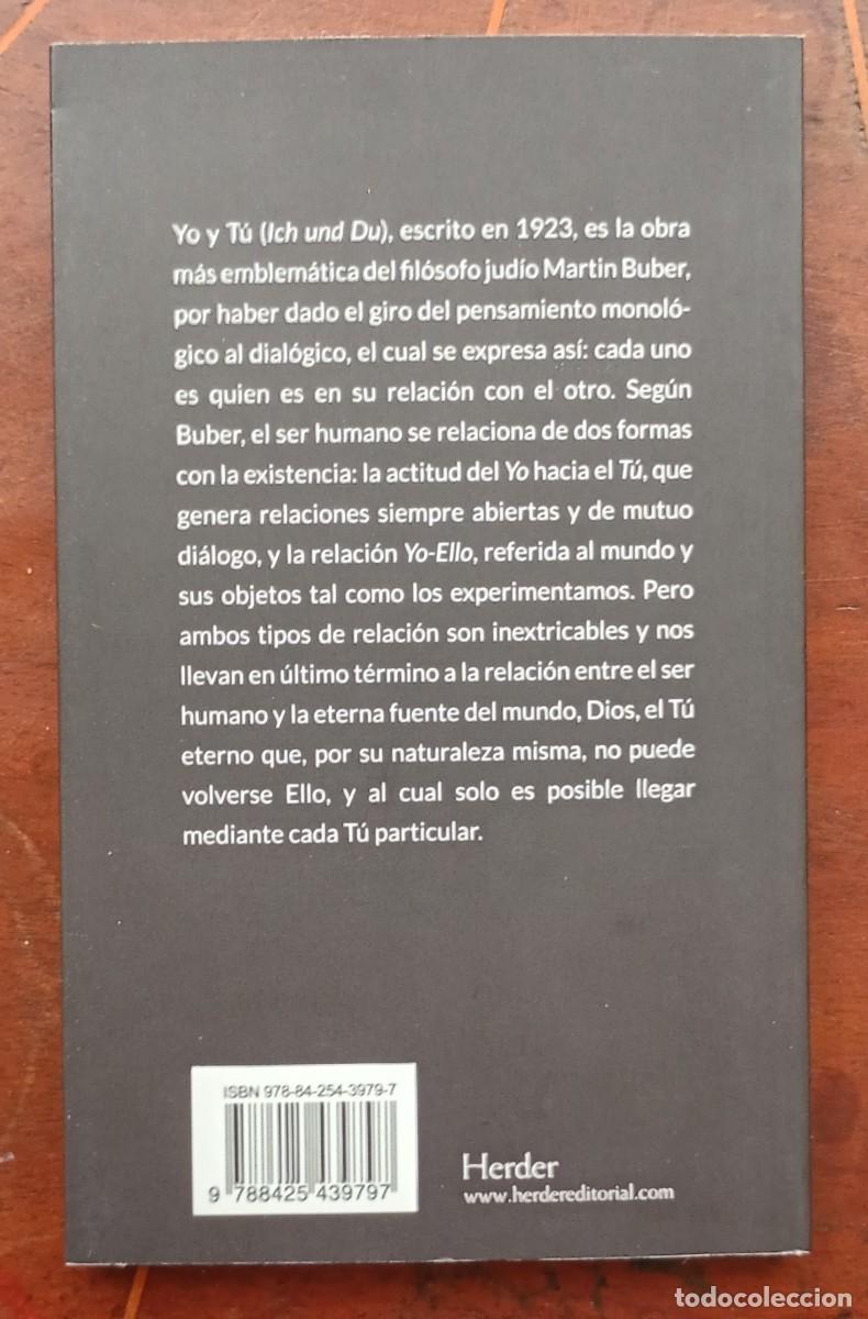Libros de segunda mano: Martin Buber YO Y TU - Foto 3