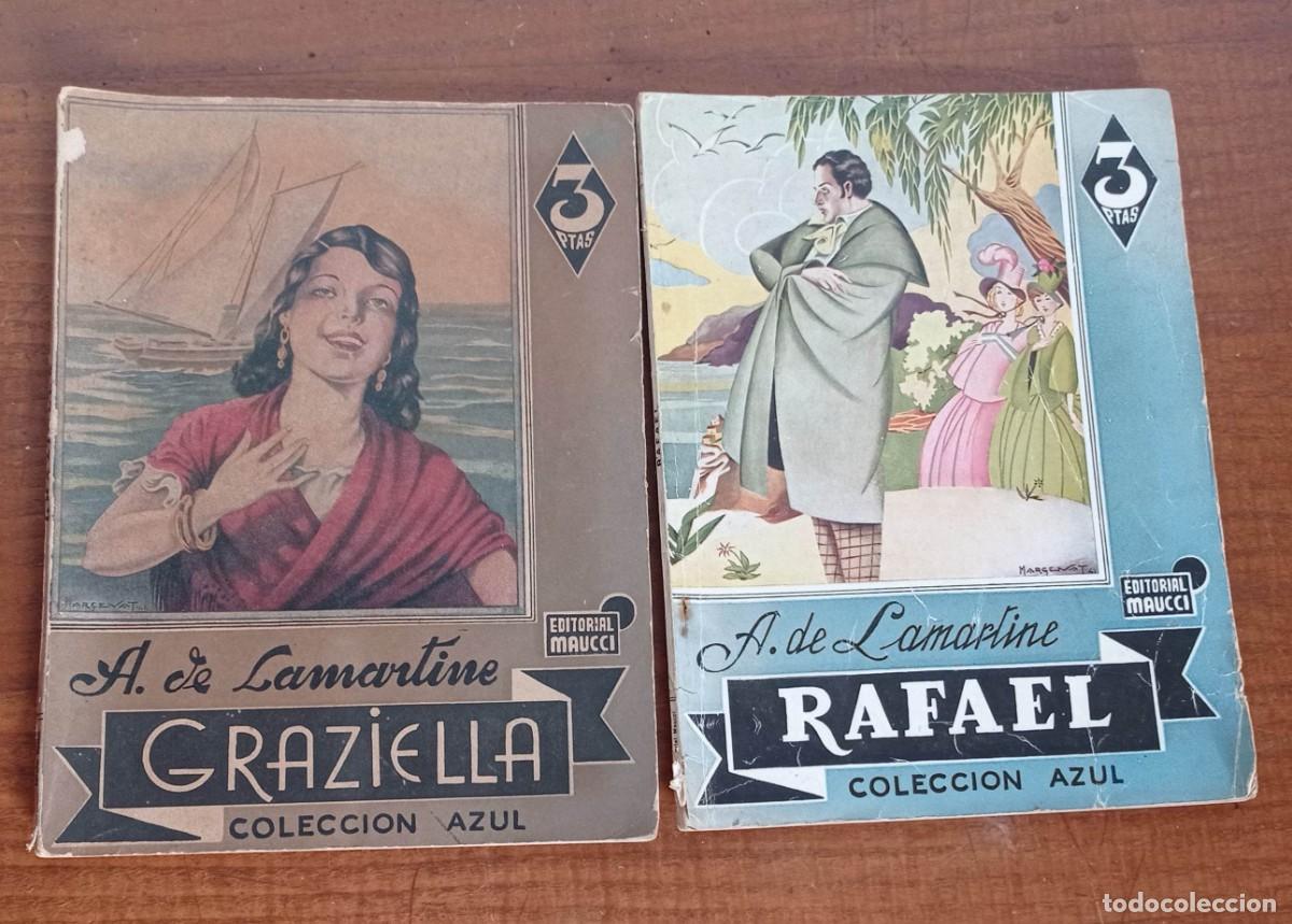 Libri di seconda mano: RAFAEL Y GRAZIELLA DE A. DE LAMARTINE. COLECCI&Oacute;N AZUL EDITORIAL MAUCCI
