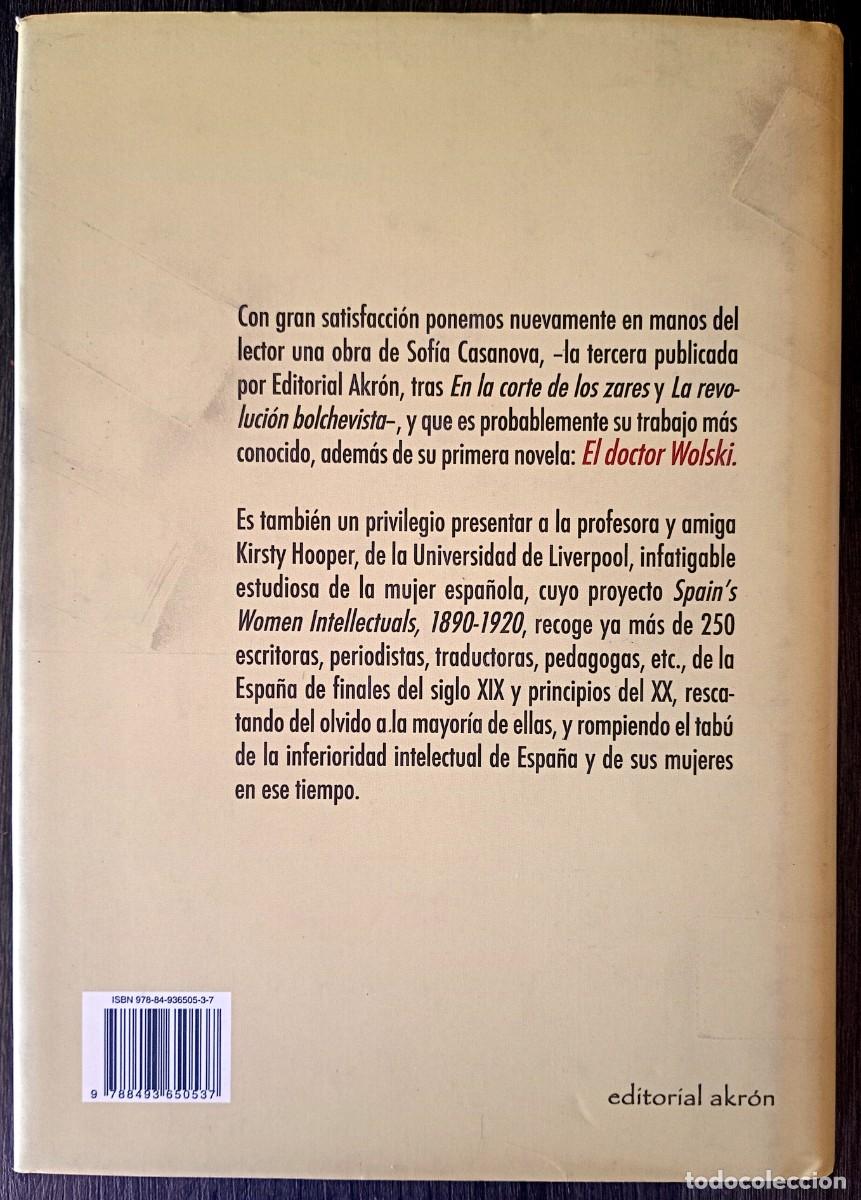 Libros de segunda mano: Sof&iacute;a Casanova . El doctor Wolski - Foto 2