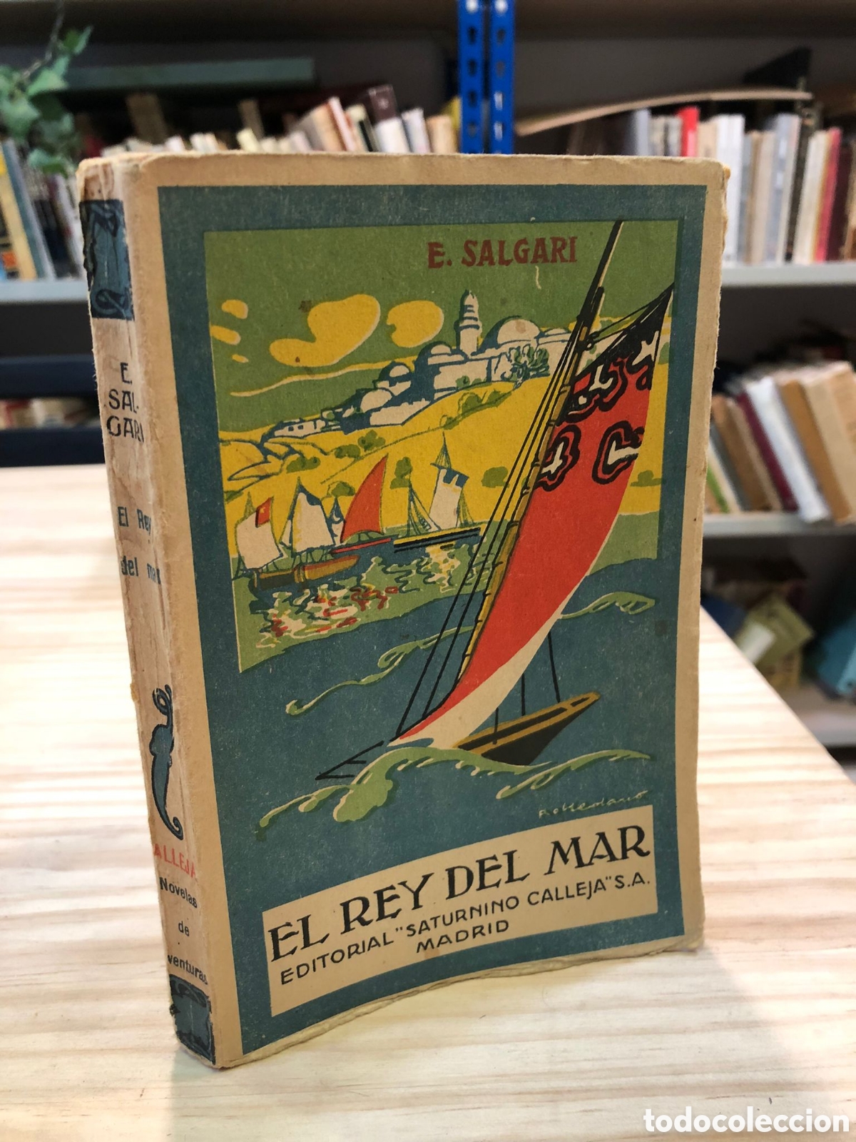 Libros de segunda mano: El Rey del mar - Emilio Salgari - Foto 1