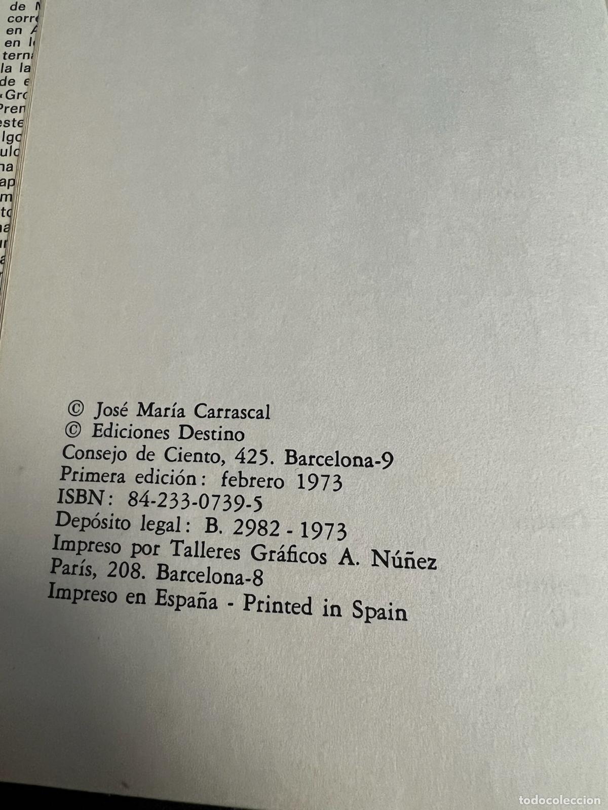 Libros de segunda mano: Groovy - Jos&eacute; Mar&iacute;a Carrascal - Foto 3