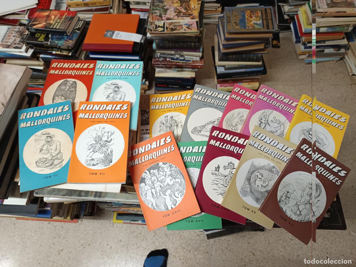 Libros de segunda mano: LOTE DE 14 EXEMPLARS DE RONDAIES MALLORQUINES D'EN JORDI DES RAC&Oacute; . ED. MOLL . 1990 -92 . MALLORCA