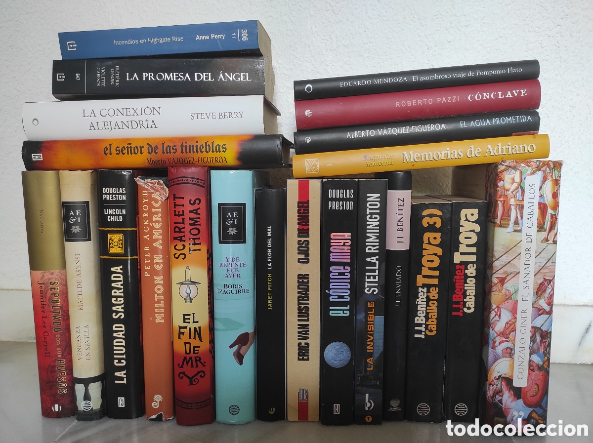 Libros de segunda mano: LOTE 22 LIBROS NARRATIVA HIST&Oacute;RICA, MISTERIO Y OTROS