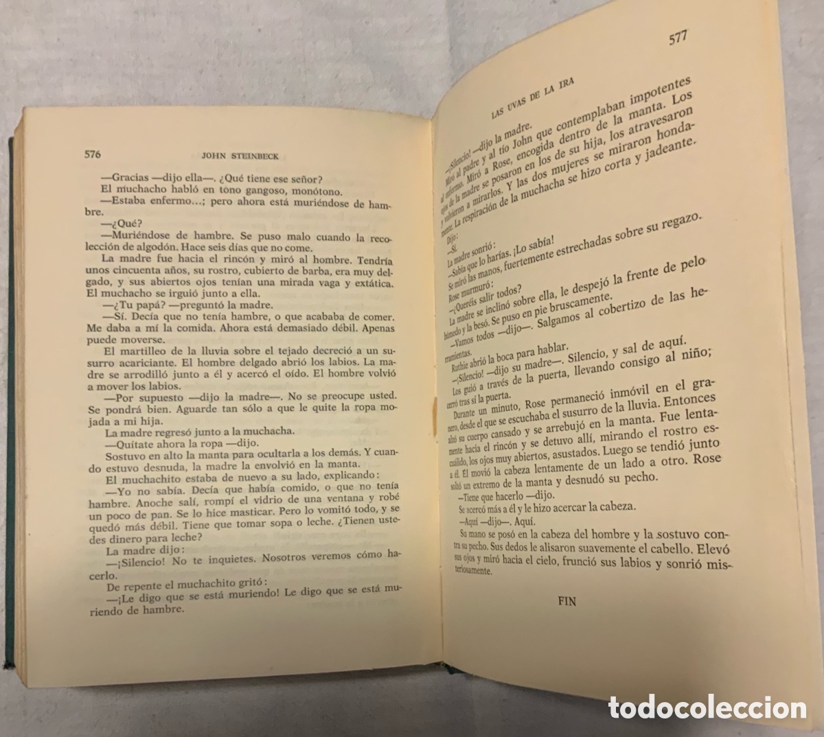 Libros de segunda mano: Las uvas de la ira. John Steinbeck. 1965 - Foto 5