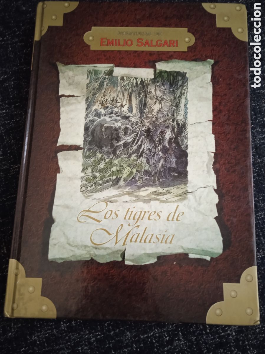 Libros de segunda mano: AVENTURAS DE EMILIO SALGARI - LOS TIGRES DE MALASIA -ED. EDICIONES RUEDA