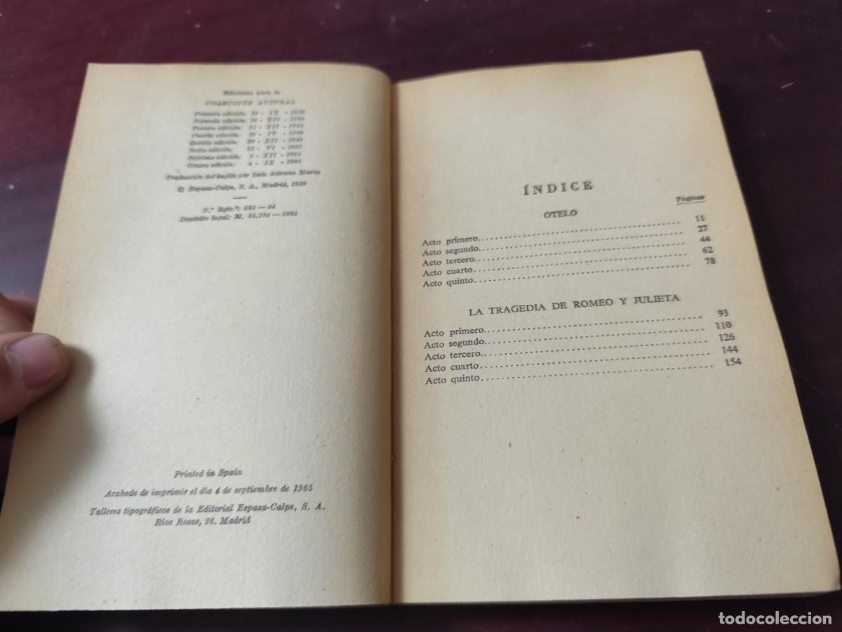 Libros de segunda mano: OTELO / WILLIAM SHAKESPEARE / CJA 444 / AUSTRAL - Foto 7