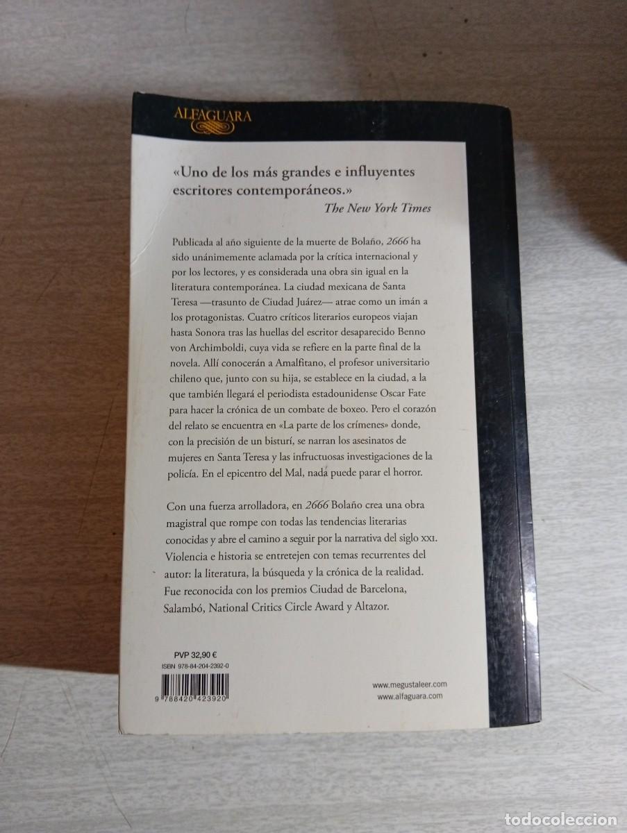 Libros de segunda mano: 2666 - BOLA&Ntilde;O, ROBERTO - Foto 3