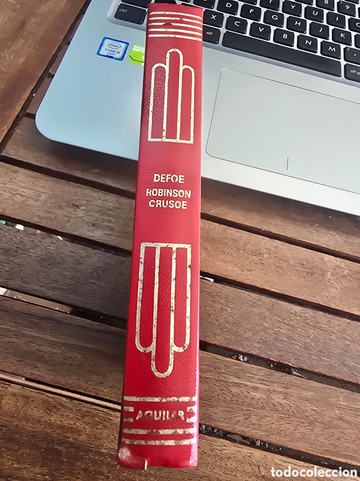 Gebrauchte B&uuml;cher: ROBINSON CRUSOE Daniel Defoe AGUILAR 1988 novela