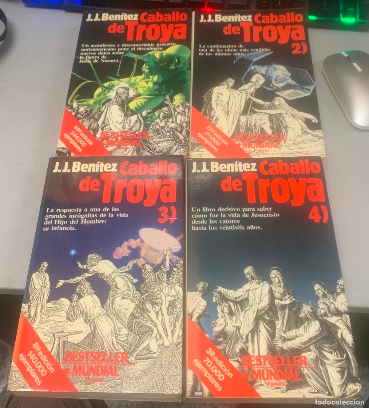 Libros de segunda mano: CABALLO DE TROYA 1, 2, 3 Y 4 / J. J. BEN&Iacute;TEZ / PLANETA