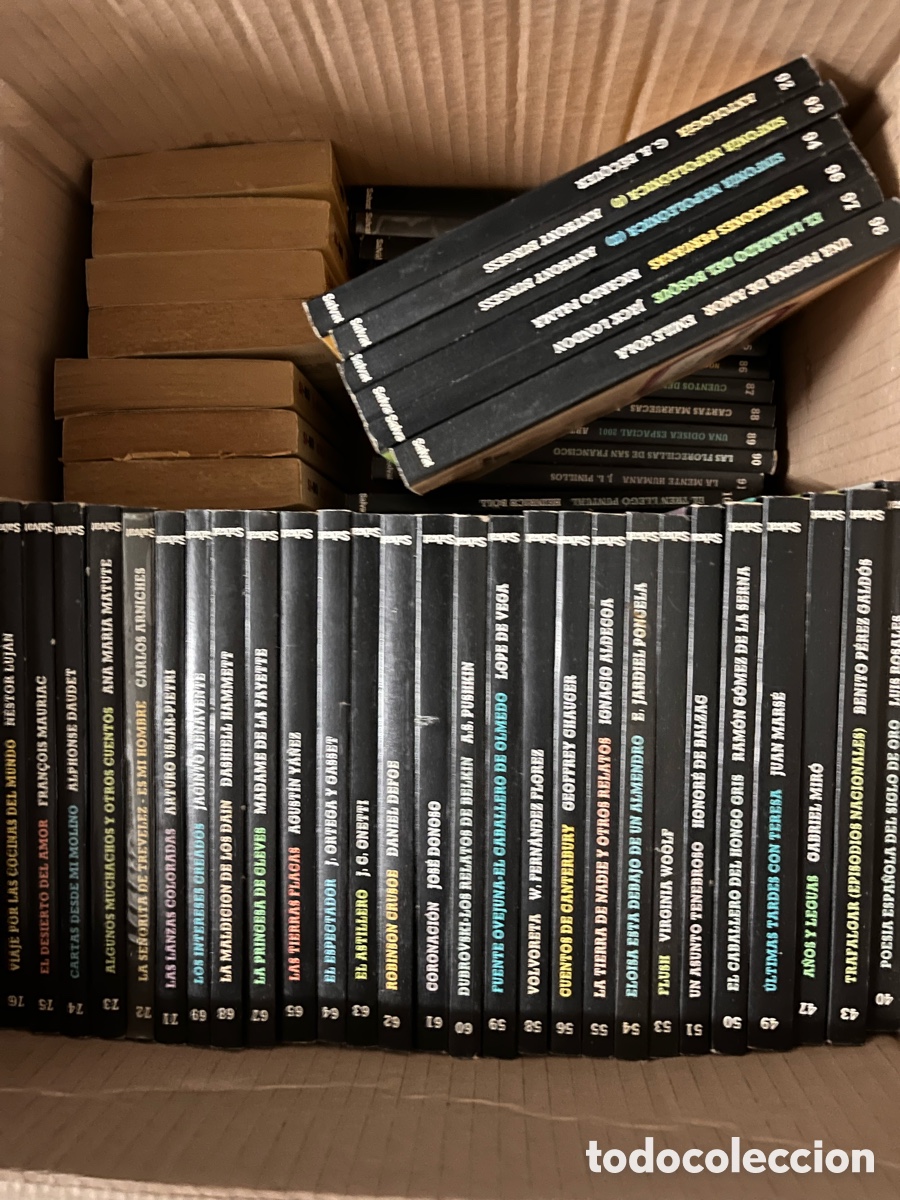 Libros de segunda mano: Lote 75 libros biblioteca basica salvat emile zola - becquer - woolf virigina