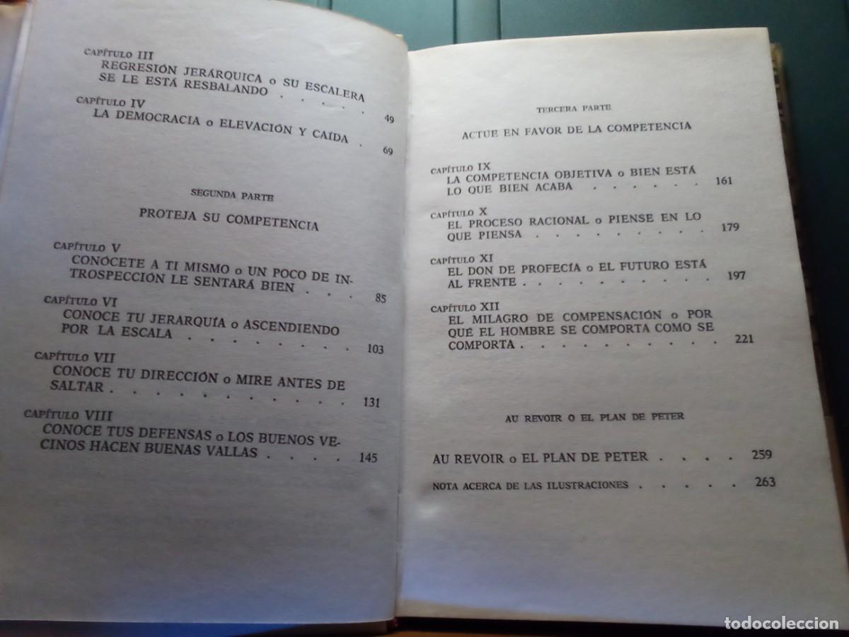 Libros de segunda mano: LAS F&Oacute;RMULAS DE PETER DE DR. LAURENCE J. PETER. - Foto 4