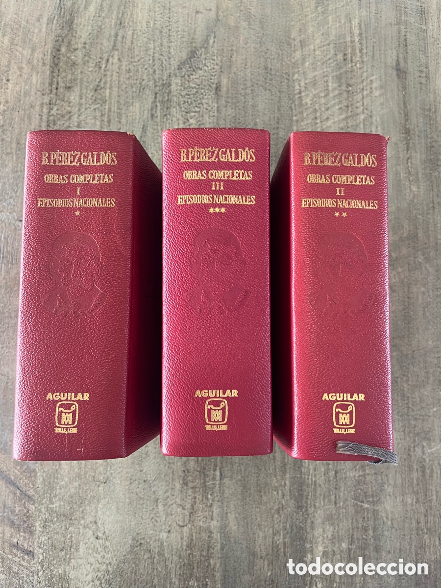 Libros de segunda mano: Lote 3 Tomos Benito P&eacute;rez Gald&oacute;s: Obras Completas