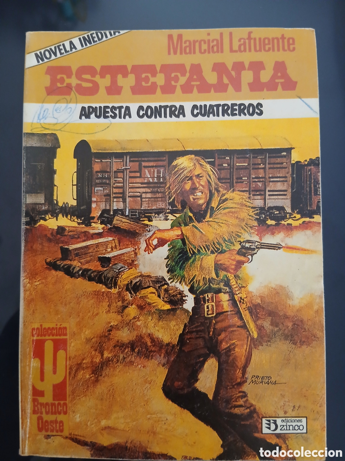 Libros de segunda mano: Novela Oeste: Apuesta contra cuatreros ( ML Estefania)