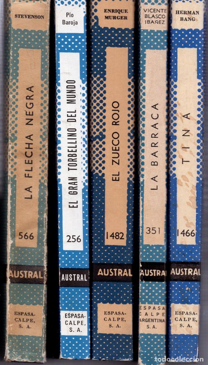 Libri di seconda mano: TINA // LA BARRACA // EL ZUECO ROJO / /EL GRAN TORBELLINO DEL MUNDO // LA FLECHA NEGRA