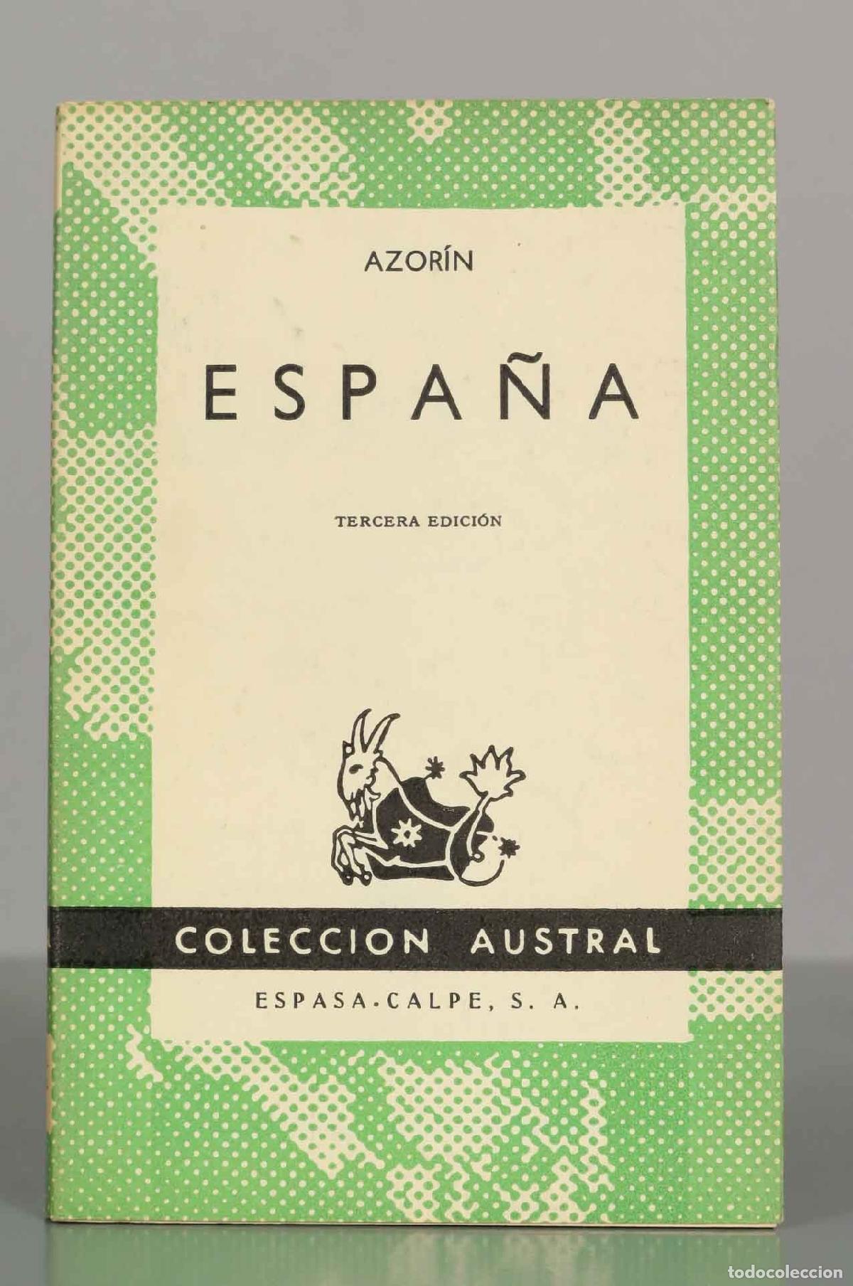 Libros de segunda mano: AZORIN. TRASUNTOS DE ESPA&Ntilde;A. AUSTRAL.
