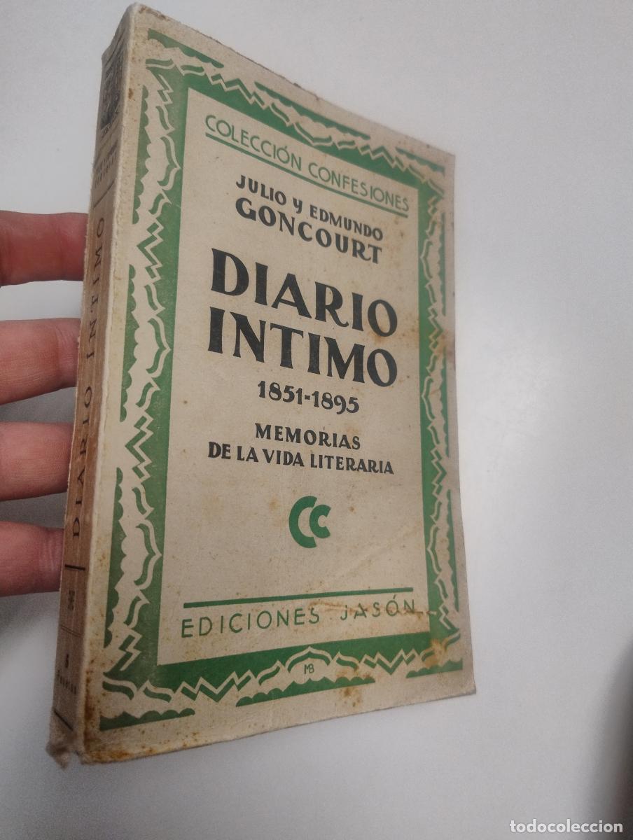 Libri di seconda mano: Diario &iacute;ntimo - Julio y Edmundo Goncourt