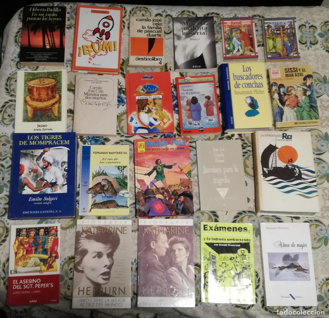 Libros de segunda mano: Lote de 22 libros variados (Lote 63)