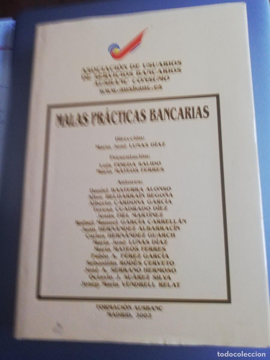 Libros de segunda mano: MALAS PR&Aacute;CTICAS BANCARIAS (Tapa dura) - Foto 1