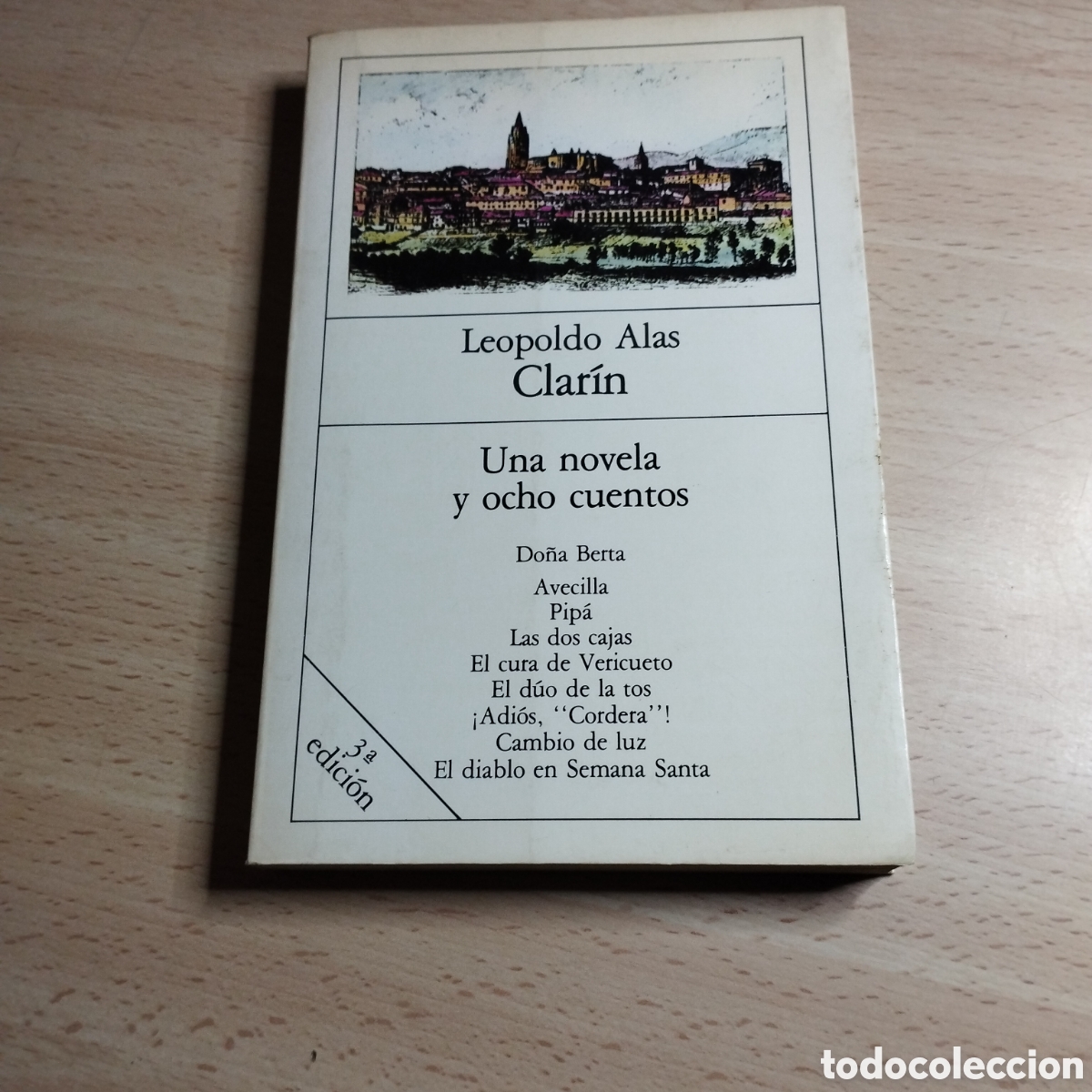 Livros em segunda m&atilde;o: Una novela y ocho cuentos. Leopoldo Alas Clar&iacute;n. 1983. Planeta