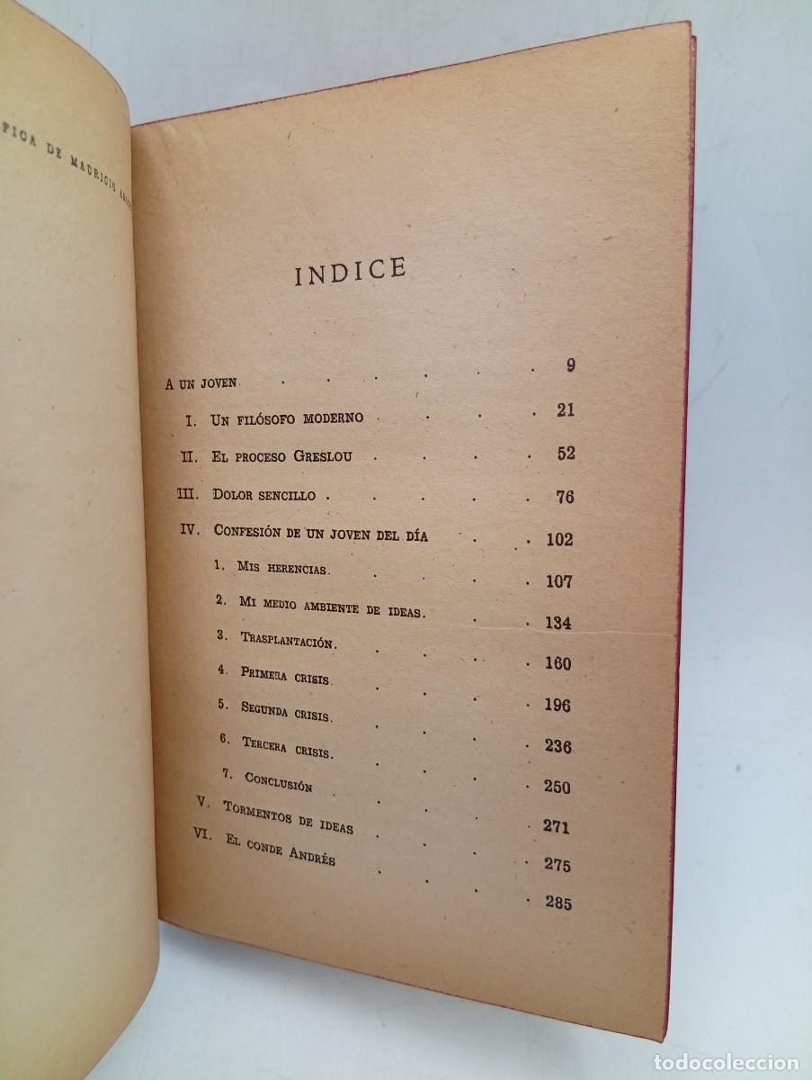 Libros de segunda mano: EL DISCIPULO. PAUL BOURGET. EDITORA ZIG-ZAG. 1944. PAGS: 302. - Foto 3
