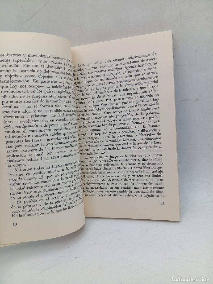 Libros de segunda mano: EL FINAL DE LA UTOPIA. HERBERT MARCUSE. EDICIONES ARIEL. 1968. PAGS: 183. - Foto 3