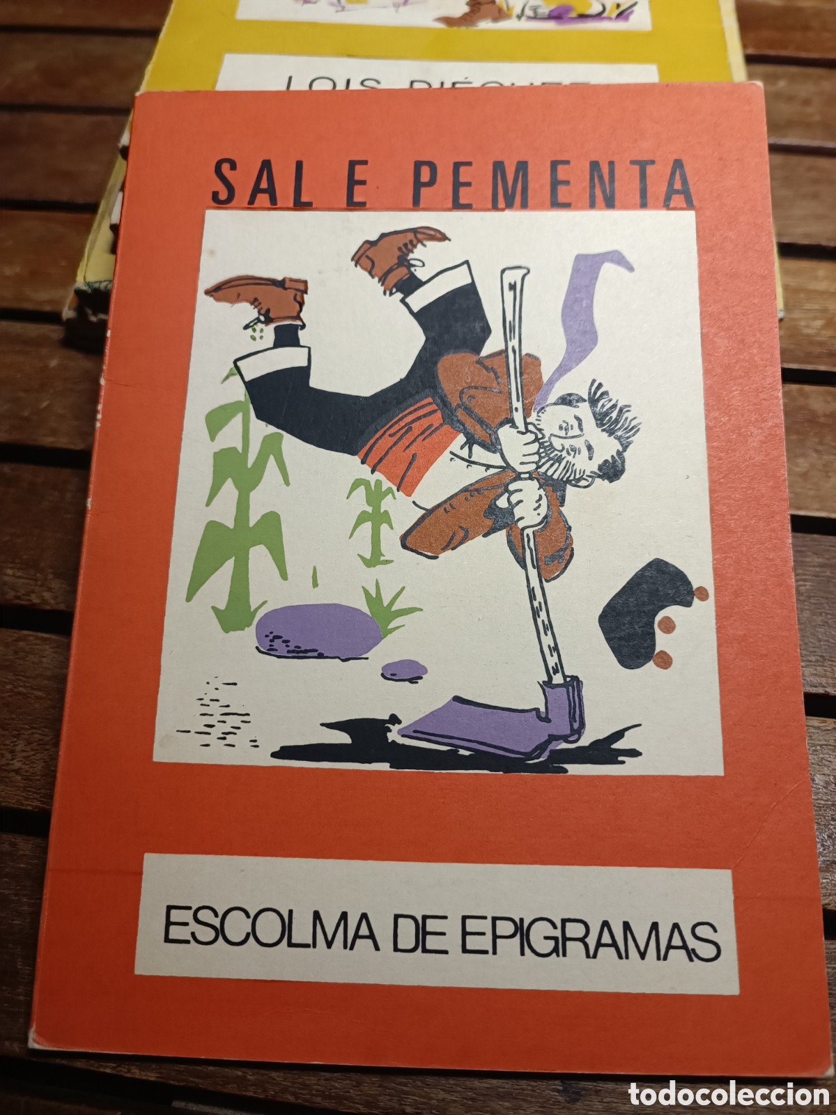 Libros de segunda mano: Sal e pementa. Escolma de epigramas. O Moucho 4. Edicions Castrelos 3&ordf; ed. marzal 1.971