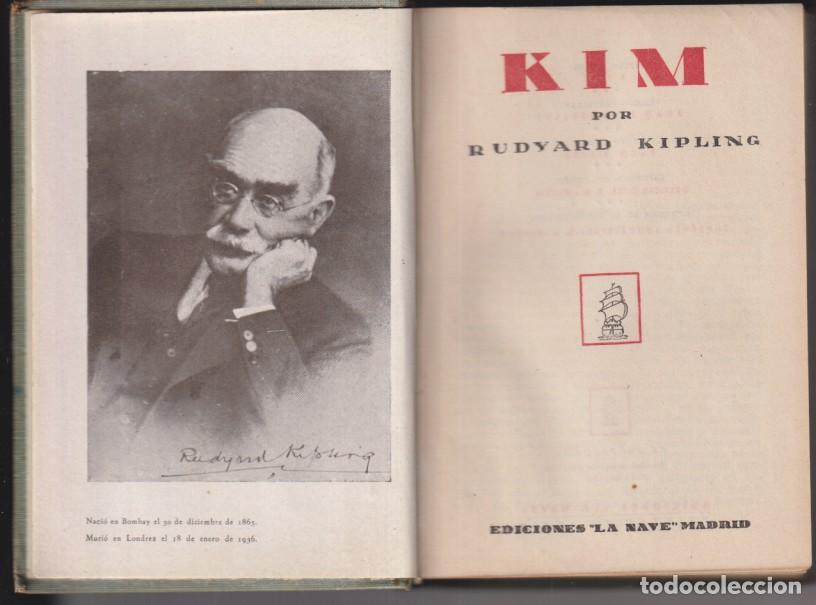 Libros de segunda mano: Kim por rudyard Kipling. Ediciones la Nave