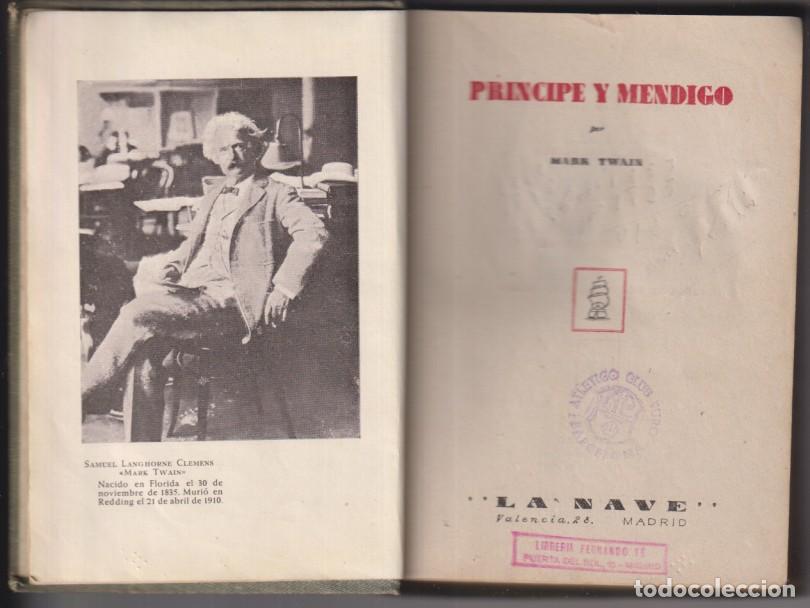 Libros de segunda mano: Pr&iacute;ncipe y mendigo por Mark Twain. ediciones la nave