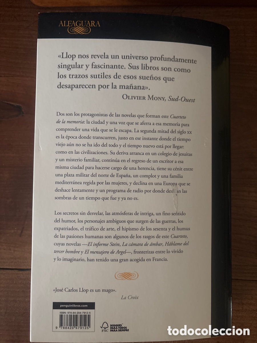 Libros de segunda mano: CUARTETO DE LA MEMORIA - Foto 2