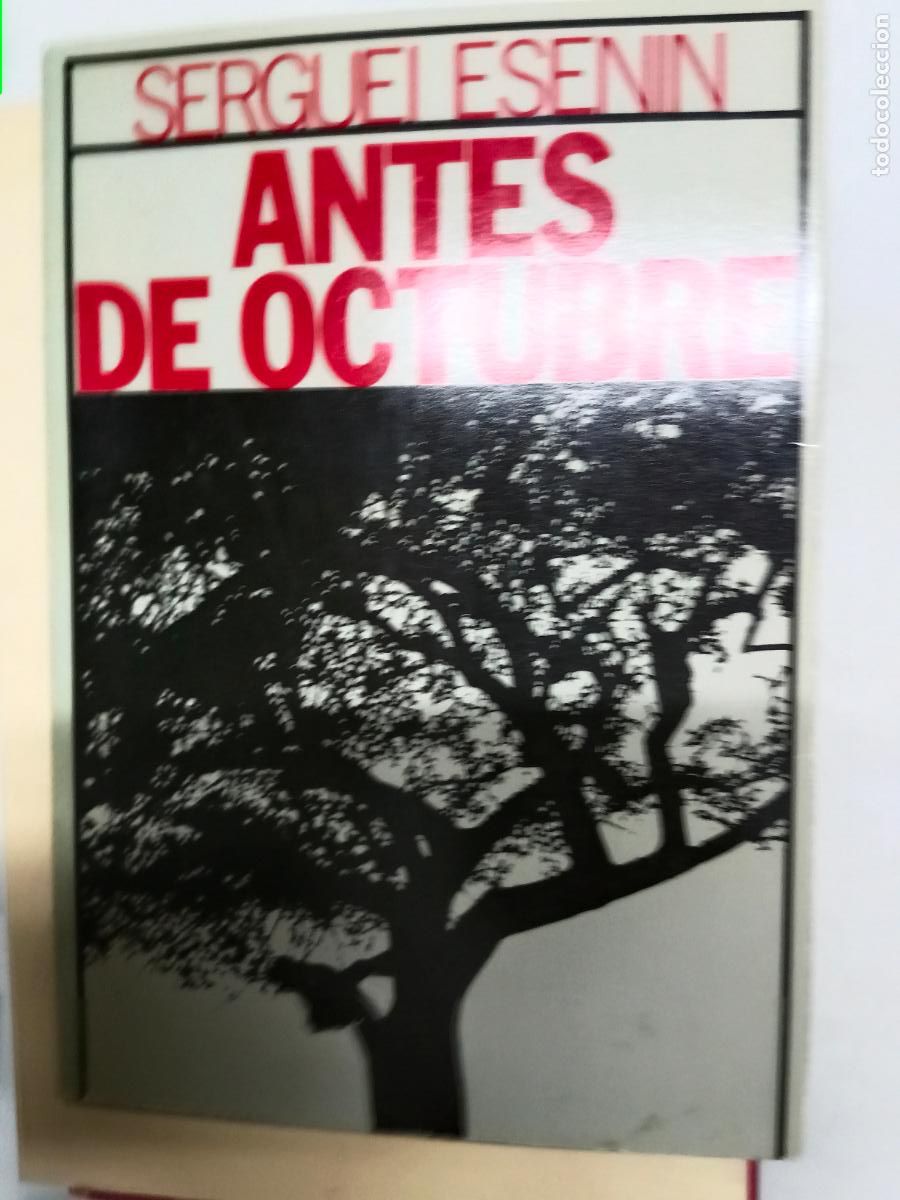 Libros de segunda mano: ANTES DE OCTUBRE - SERGUEI ESENIN. EDICIONES 29