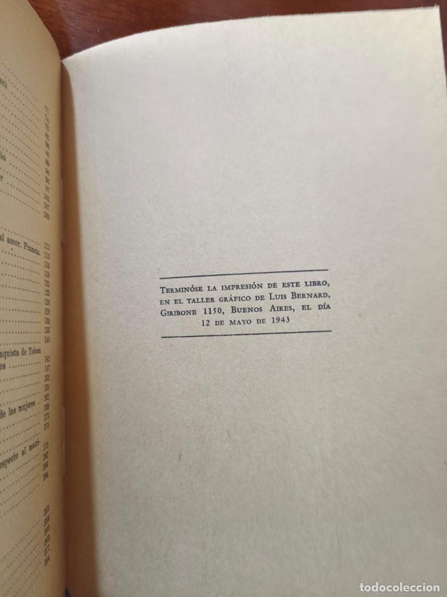 Libros de segunda mano: STENDHAL - DEL AMOR - LIBRER&Iacute;A HACHETTE - 1943 - Foto 5