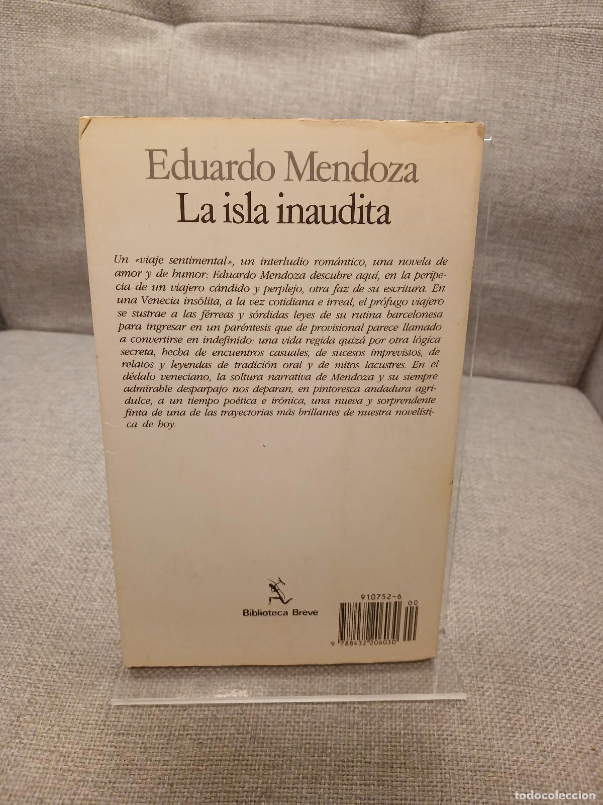 Libros de segunda mano: La isla inaudita - E. Mendoza - Foto 3