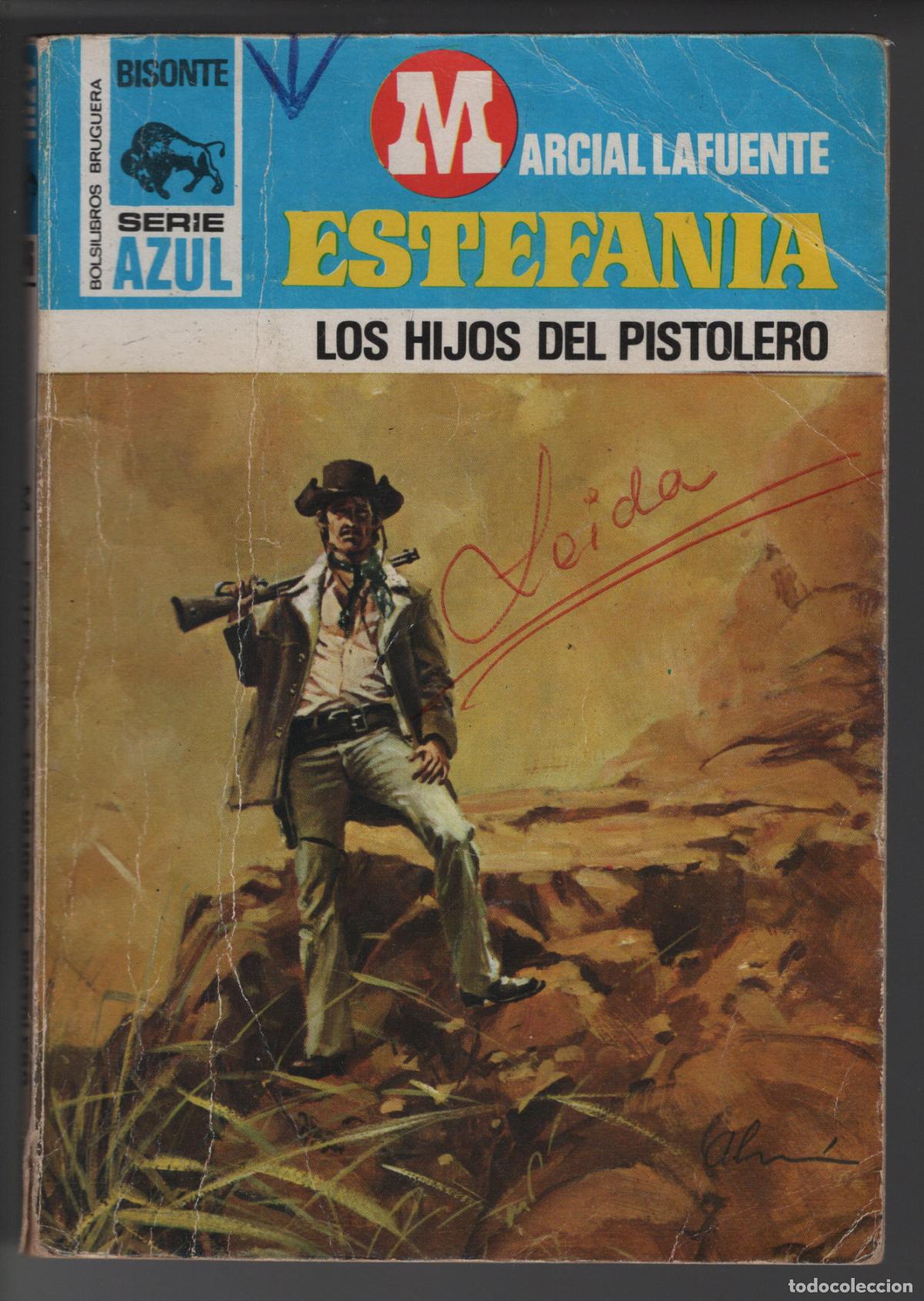 Libros de segunda mano: BISONTE AZUL 346 - LOS HIJOS DEL PISTOLERO - ESTEFAN&Iacute;A - BOLSILIBRO - ED. BRUGUERA