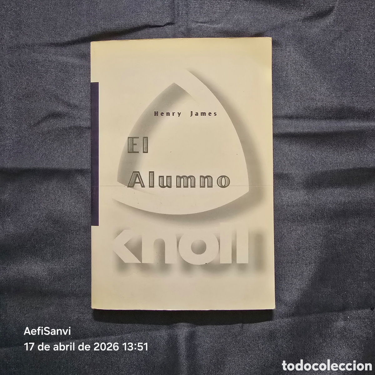 Libros de segunda mano: EL ALUMNO (HENRY JAMES) (KNOLL)