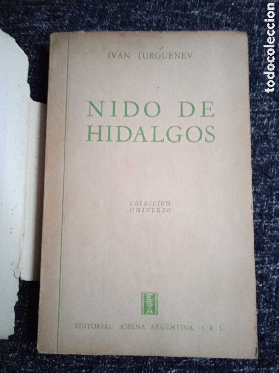 Libros de segunda mano: Nido de hidalgos / Ivan Turgueniev