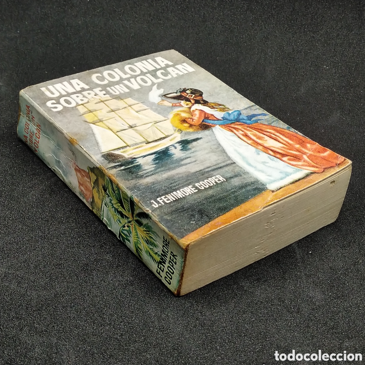 Libri di seconda mano: ENCICLOPEDIA PULGA N&ordm; 146 - UNA COLONIA SOBRE UN VOLCAN - FENIMORE COOPER