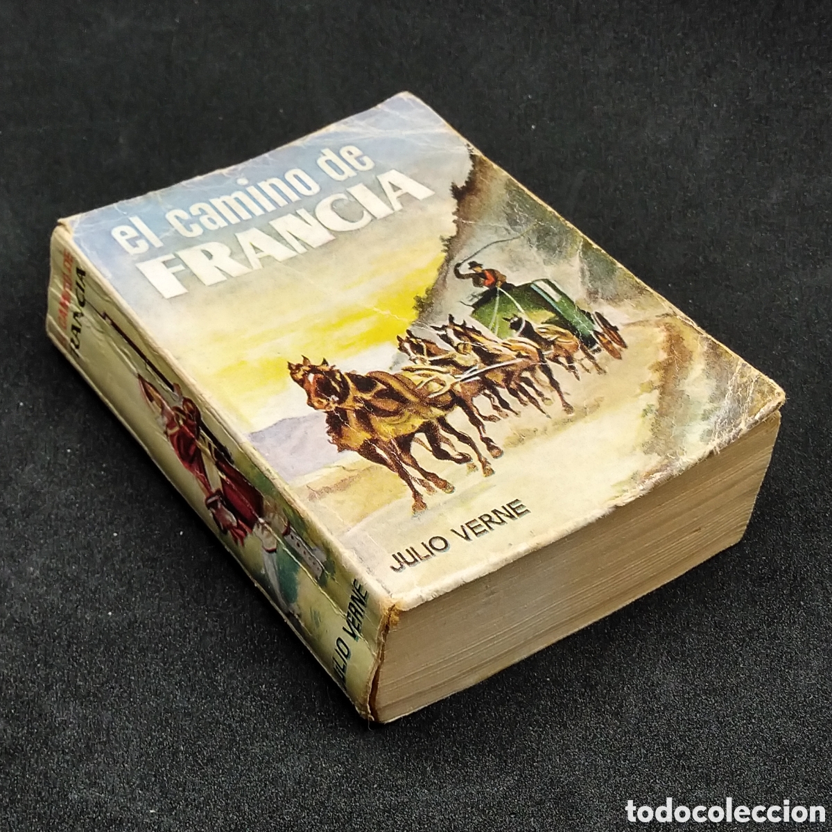 Libri di seconda mano: ENCICLOPEDIA PULGA N&ordm; 162 - JULIO VERNE - EL CAMINO DE FRANCIA - RARO