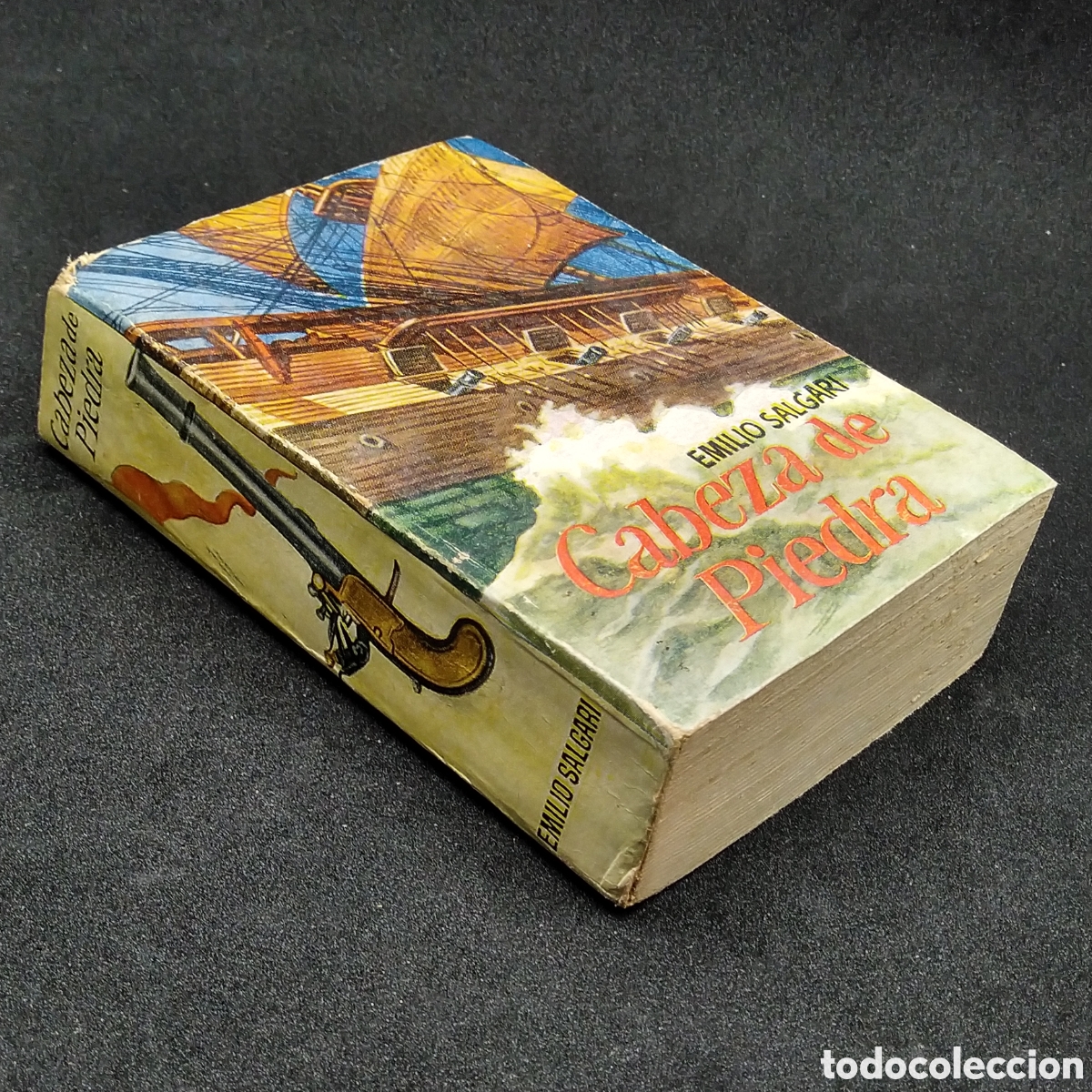 Gebrauchte B&uuml;cher: ENCICLOPEDIA PULGA N&ordm; 113 - EMILIO SALGARI - CABEZA DE PIEDRA