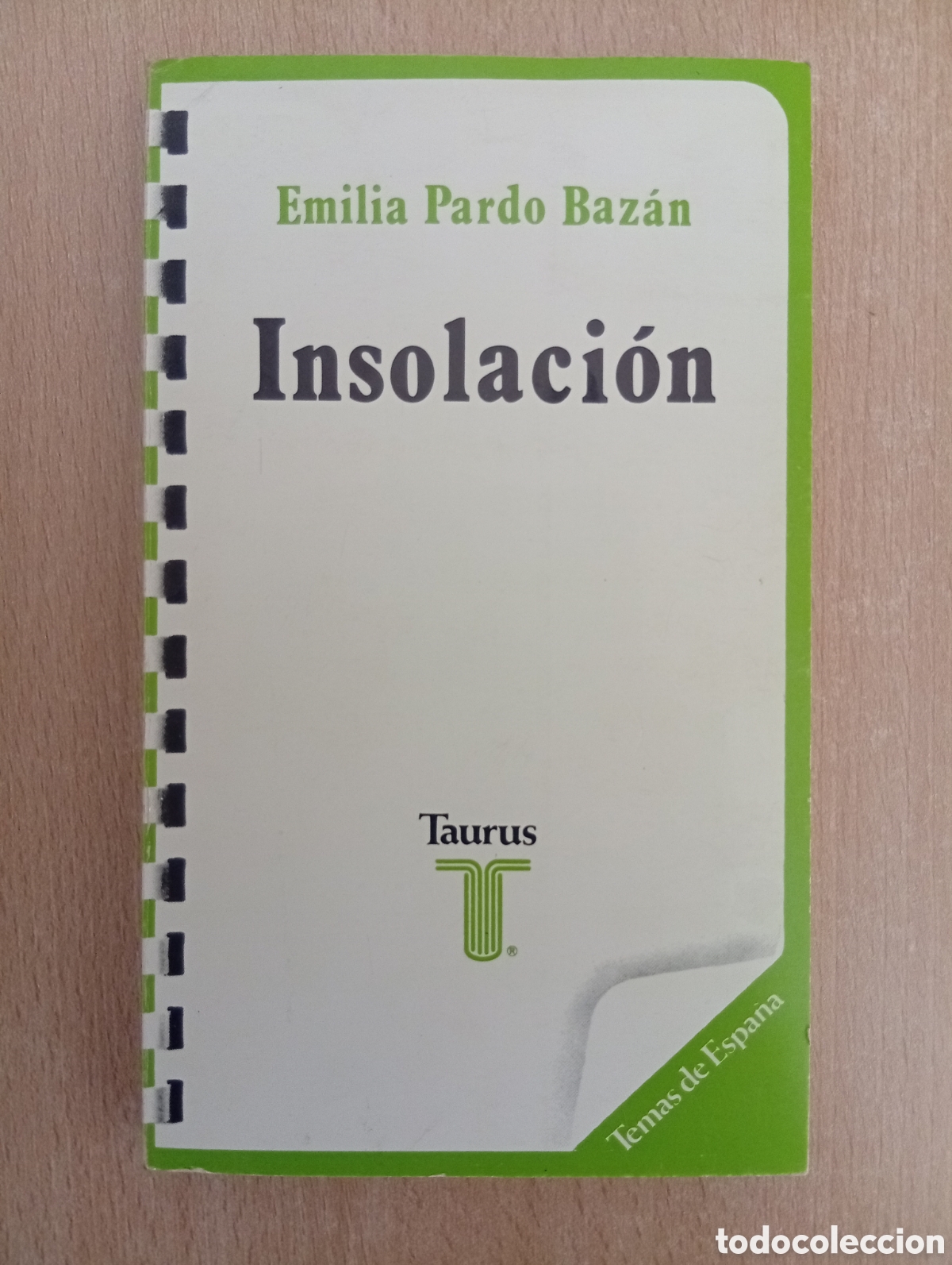 Libros de segunda mano: INSOLACI&Oacute;N. Emilia Pardo Baz&aacute;n