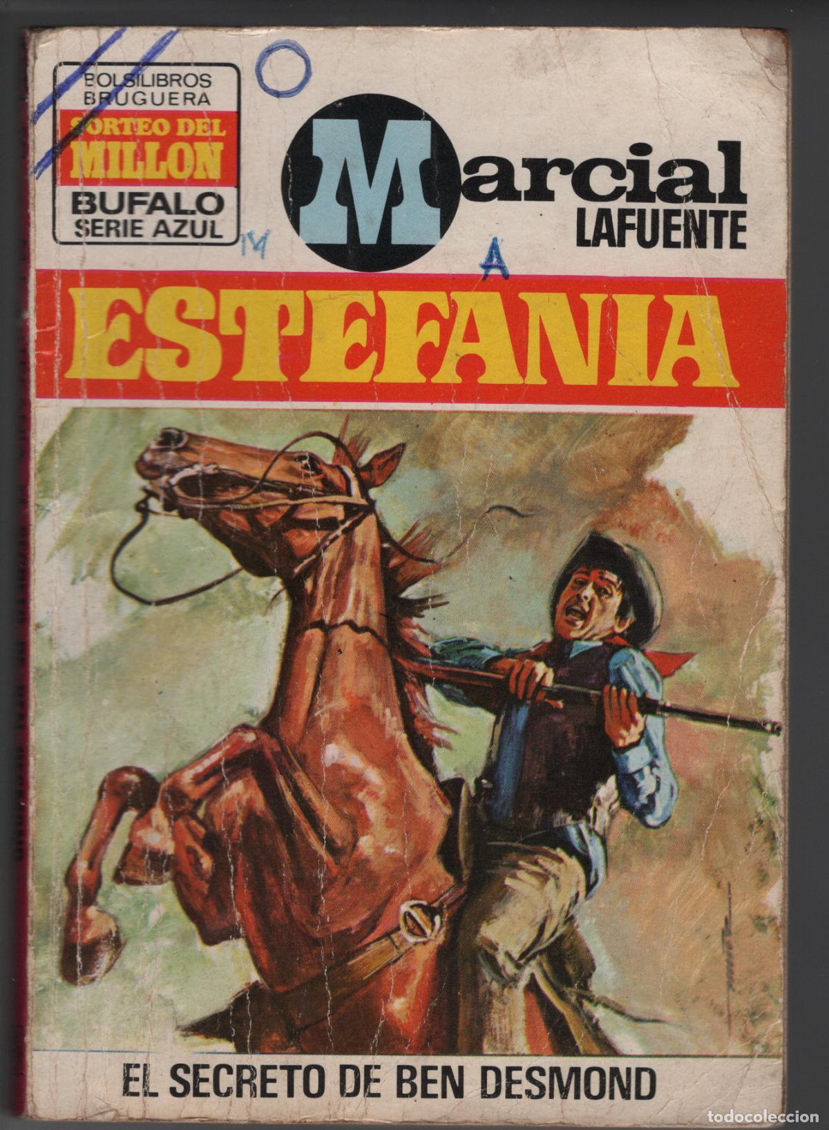 Libros de segunda mano: BUFALO AZUL 76 - EL SECRETO DE BEN DESMOND - ESTEFAN&Iacute;A - BOLSILIBRO - ED. BRUGUERA