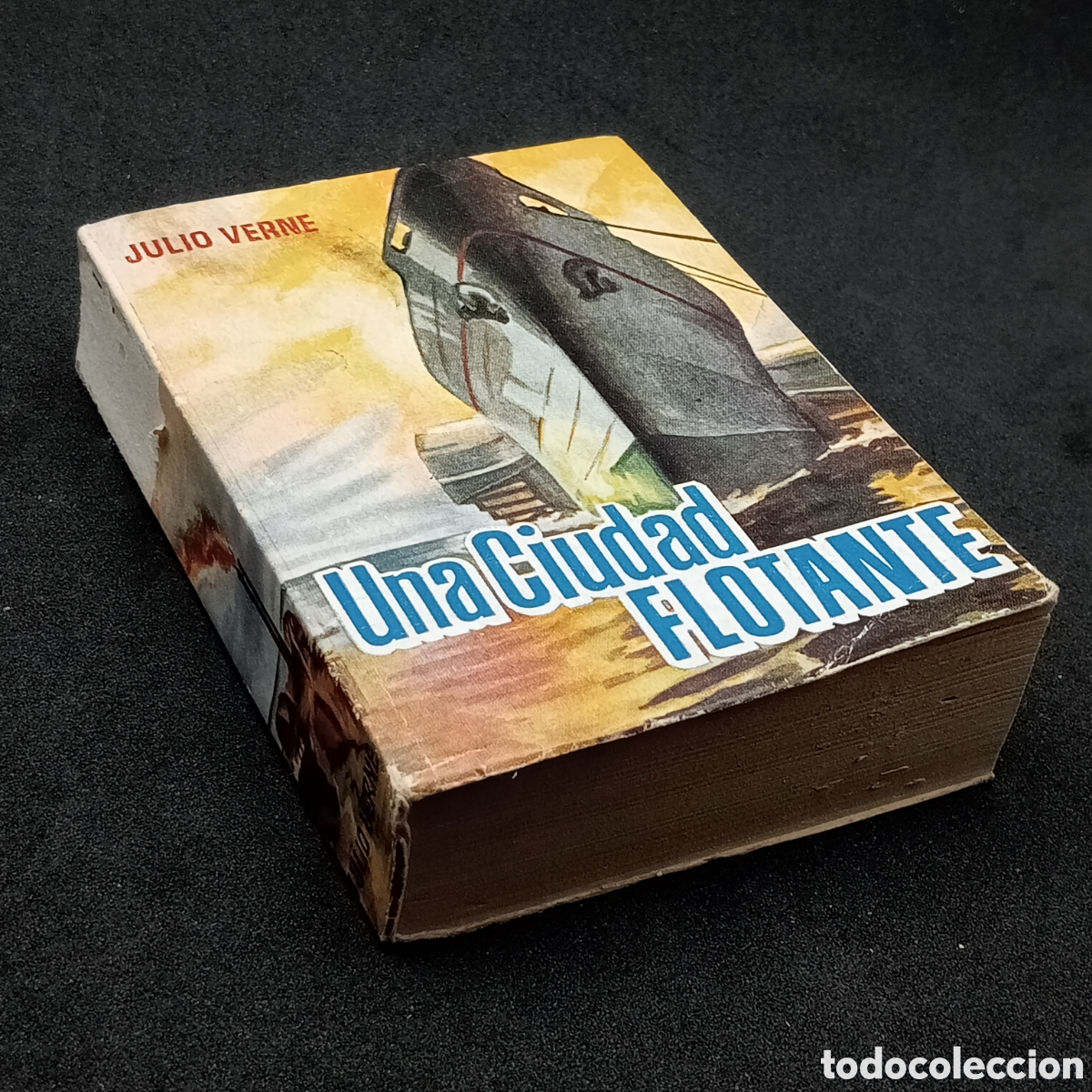 Libros de segunda mano: ENCICLOPEDIA PULGA N&ordm; 110 - JULIO VERNE - UNA CIUDAD FLOTANTE