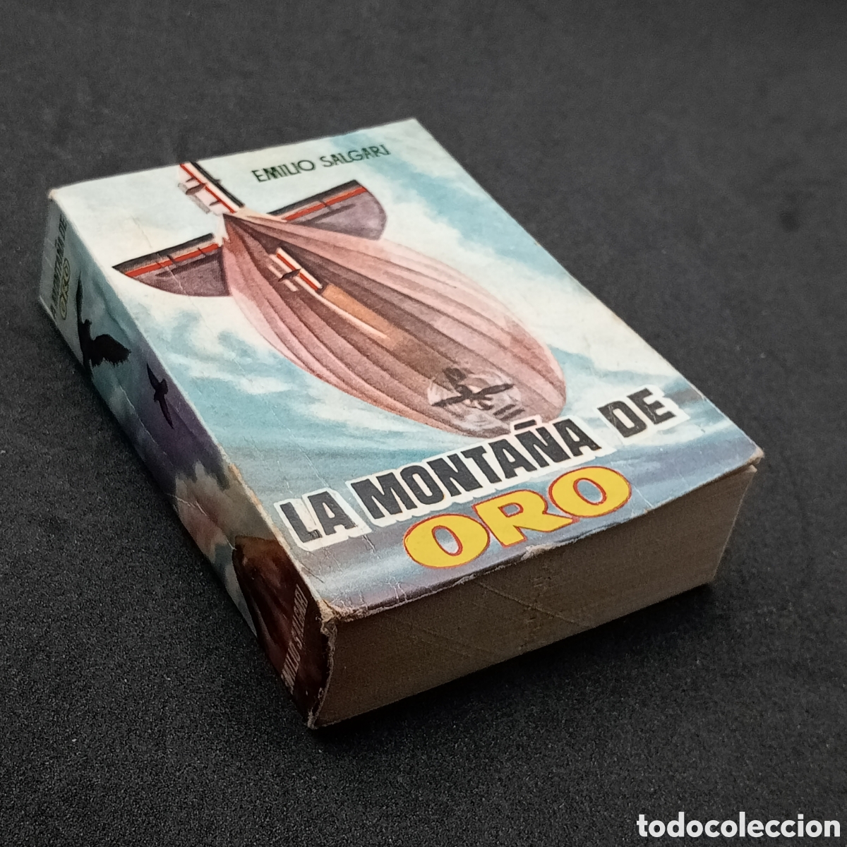 Libros de segunda mano: ENCICLOPEDIA PULGA N&ordm; 154 - EMILIO SALGARI - LA MONTA&Ntilde;A DE ORO