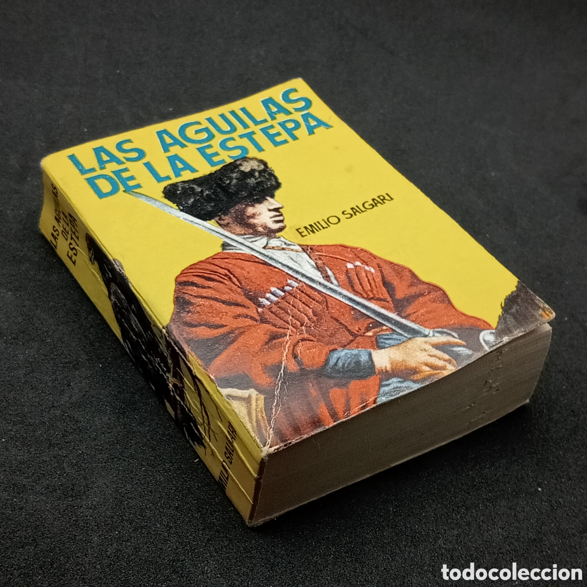 Libros de segunda mano: ENCICLOPEDIA PULGA N&ordm; 142 - EMILIO SALGARI - LAS &Aacute;GUILAS DE LA ESTEPA